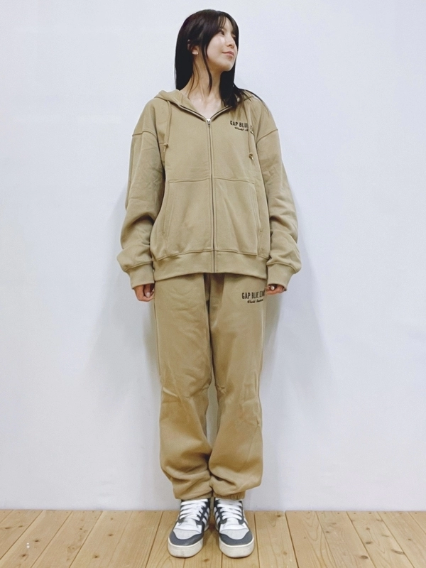 【NEW】ジップパーカーセットアップ