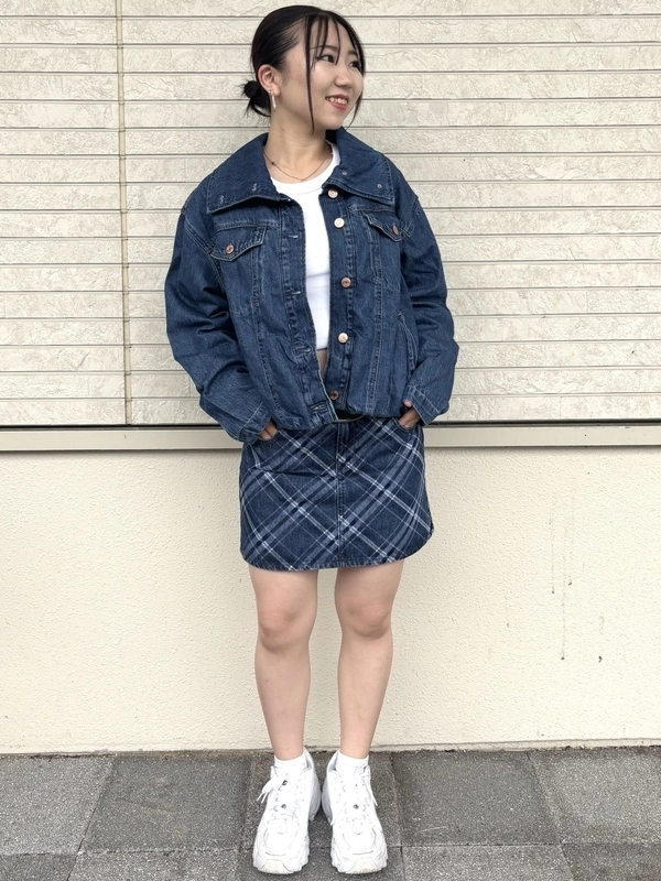 デニムオンデニムコーデ