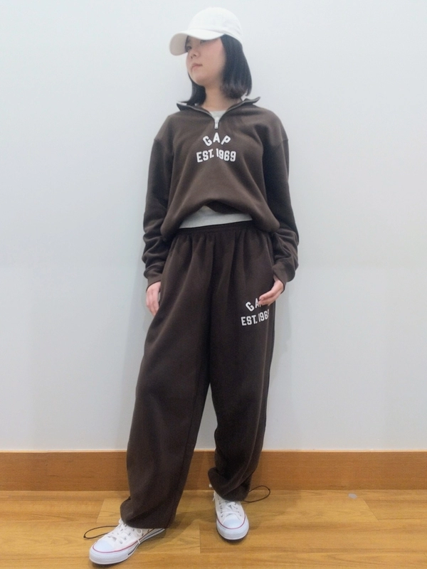 ダークモカセットアップコーデ！