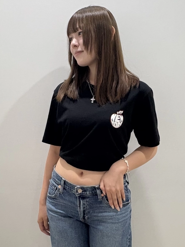 chimmy様②クロップドTシャツ×ルーズデニムコーデ chimmy様②クロップドTシャツ×ルーズデニムコーデ