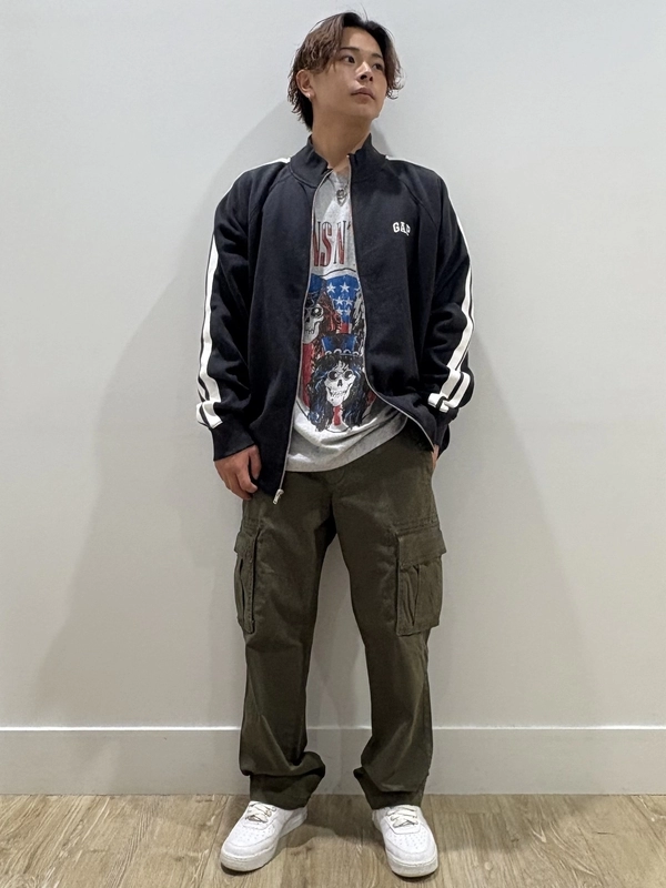 【新作】トラックジャケット x ミュージックTee♪
