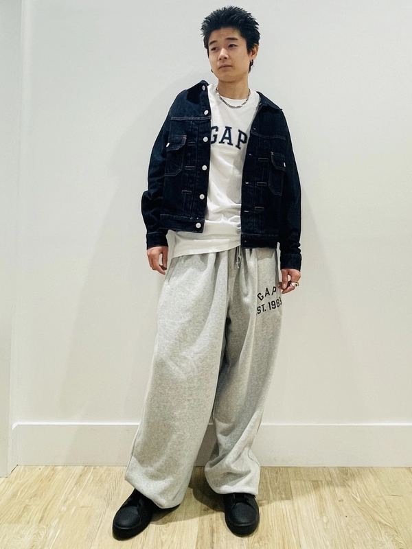 スウェット×デニムジャケット★