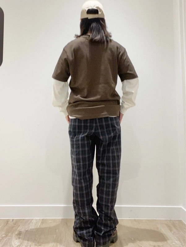 チェックパンツで秋を先取り☆①