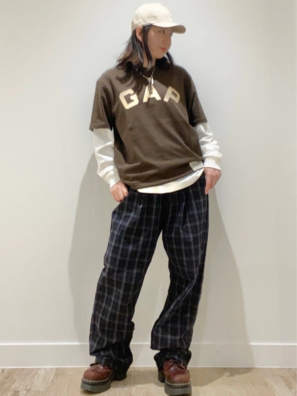 チェックパンツで秋を先取り☆①