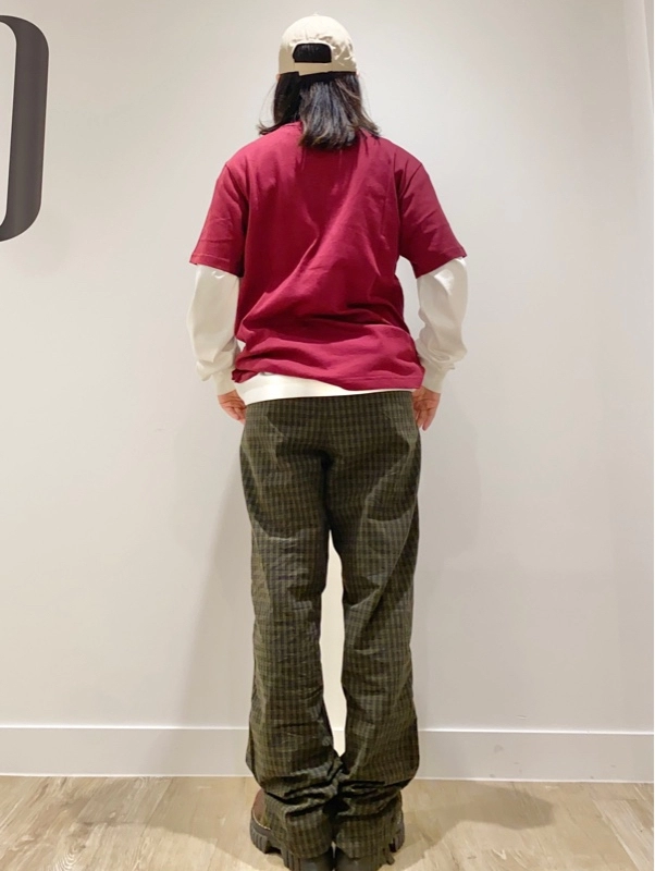 チェックパンツで秋を先取り☆②