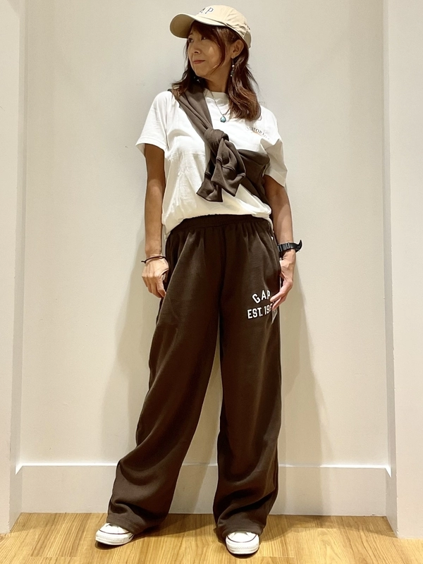 ゆるっと感が◎バギースエットセットアップ