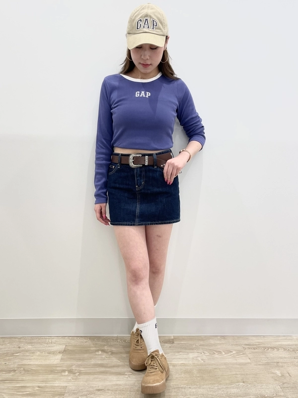 話題のデニムミニスカート♪