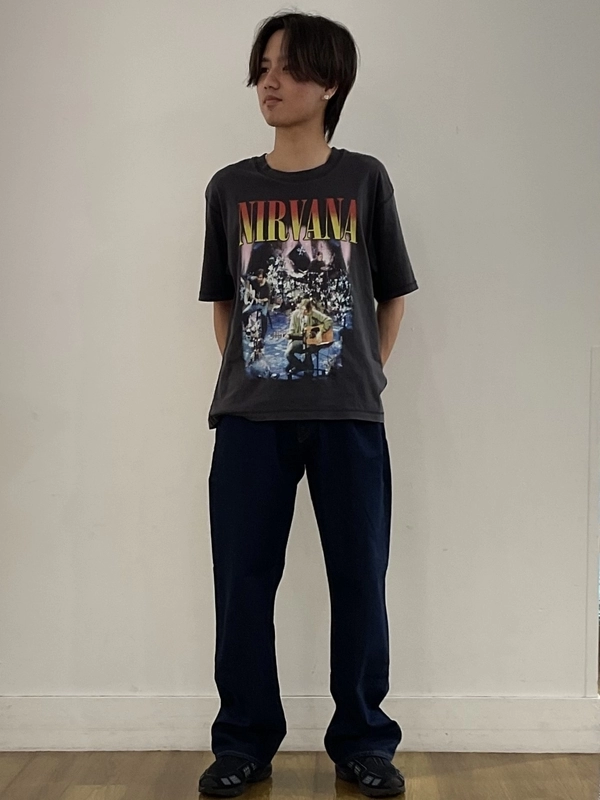ミュージックTシャツコーデ