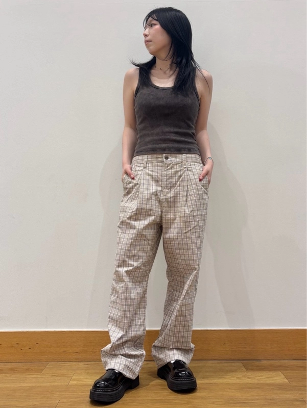 【NEW】チェックパンツ