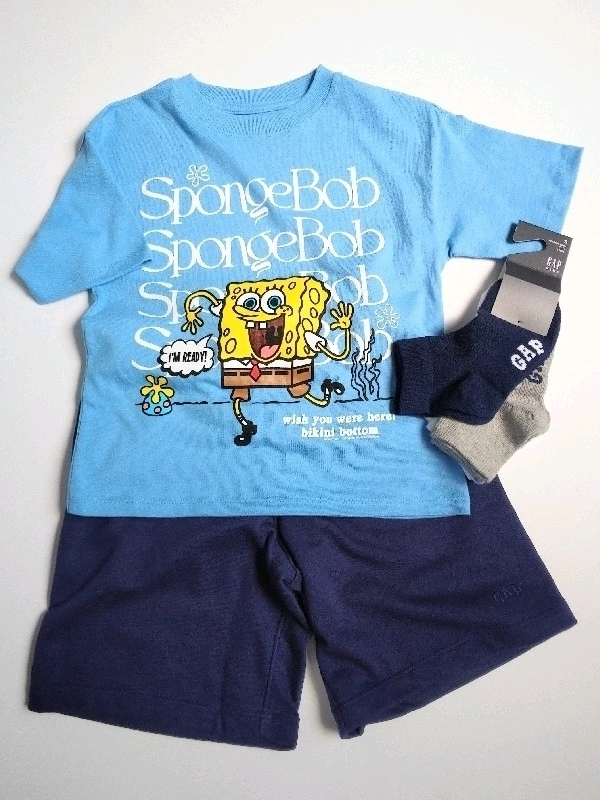 スポンジボブTシャツ