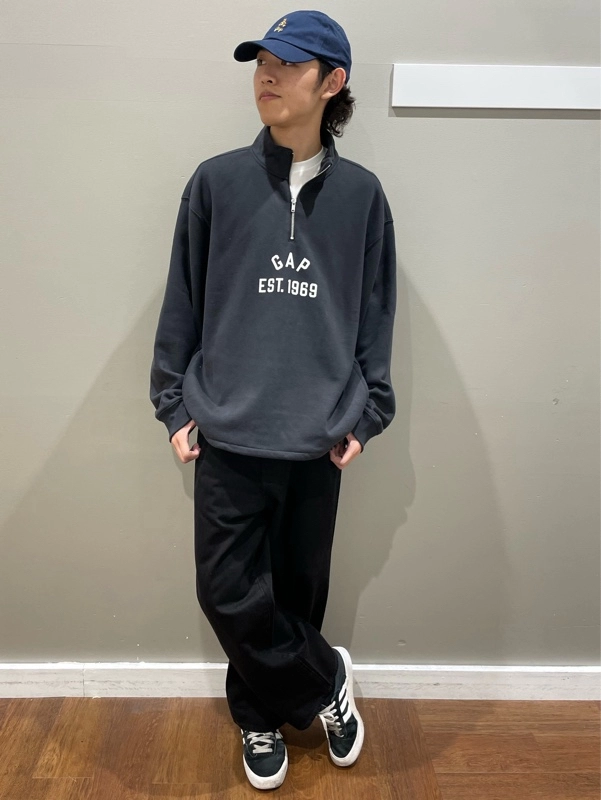ハーフジップ