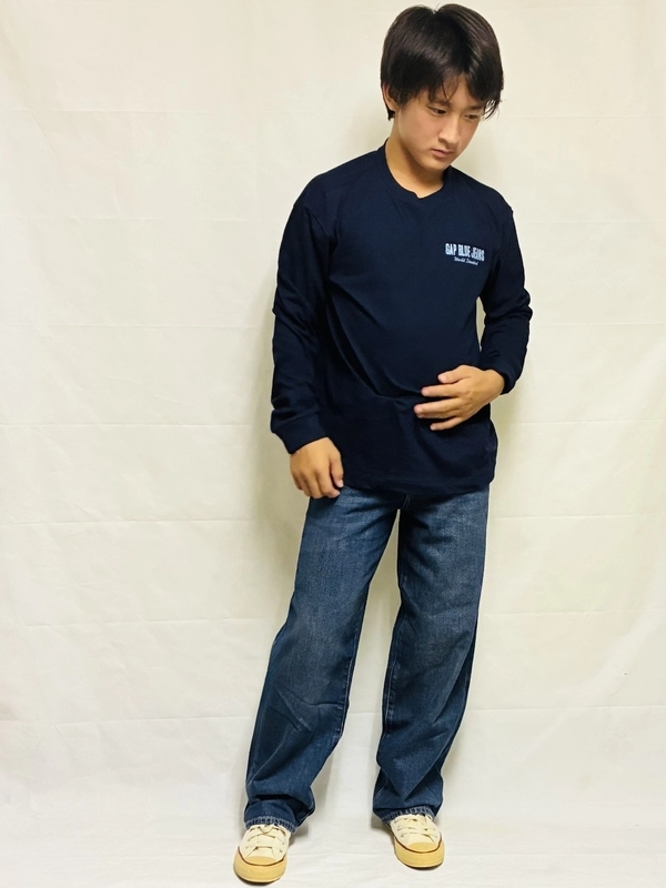 キッズ【デニムで通学】元気いっぱい！
