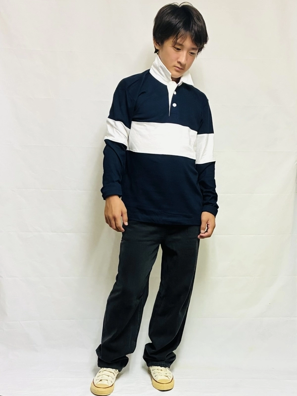 キッズ【通学にブラックデニム】