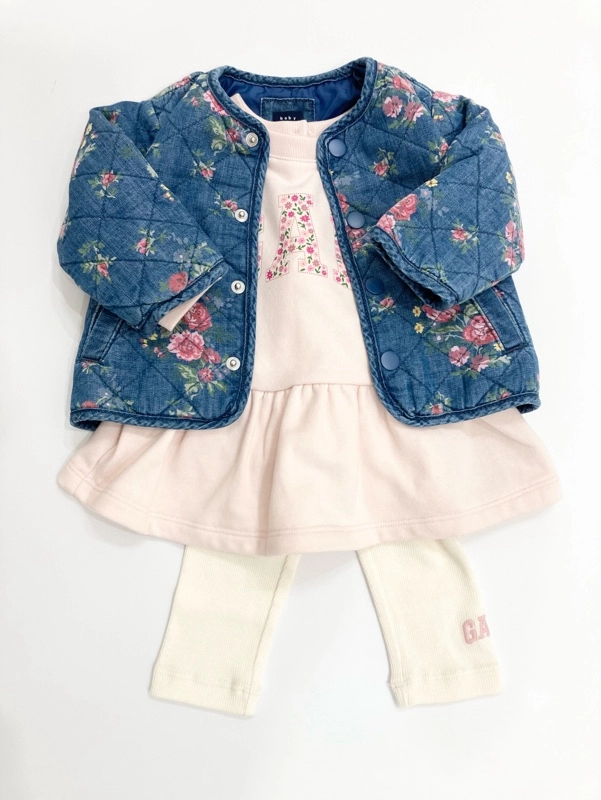 新作！花柄アウターコーデ