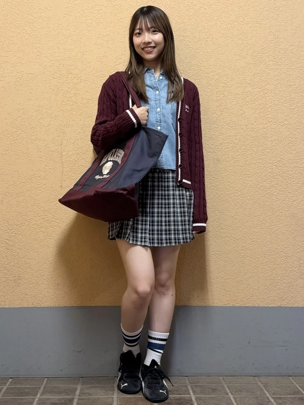 海外カレッジスタイルコーデ♡