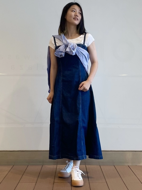【NEW】デニムワンピコーデ◎