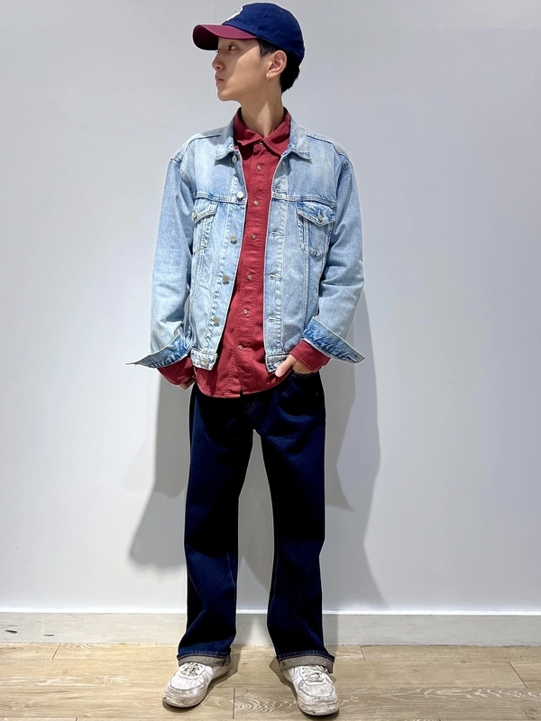【デニムをシャツで愉しむ】ジャケット×シャツ