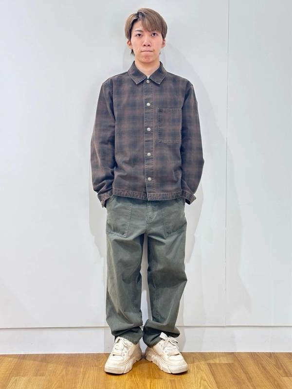【デニム】 チェックジャケット　men's