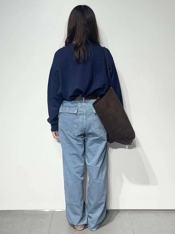 絶対欲しい！メンズバギー】ストライプバギーデニムコーデの