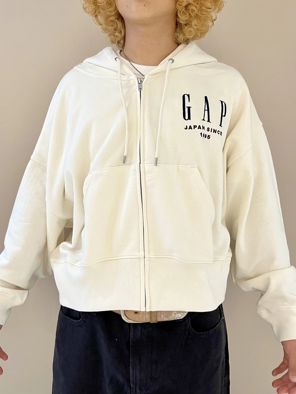 し*ぃ様 GAP 30周年 フルジップパーカー クリーム Women М し*ぃ様 GAP