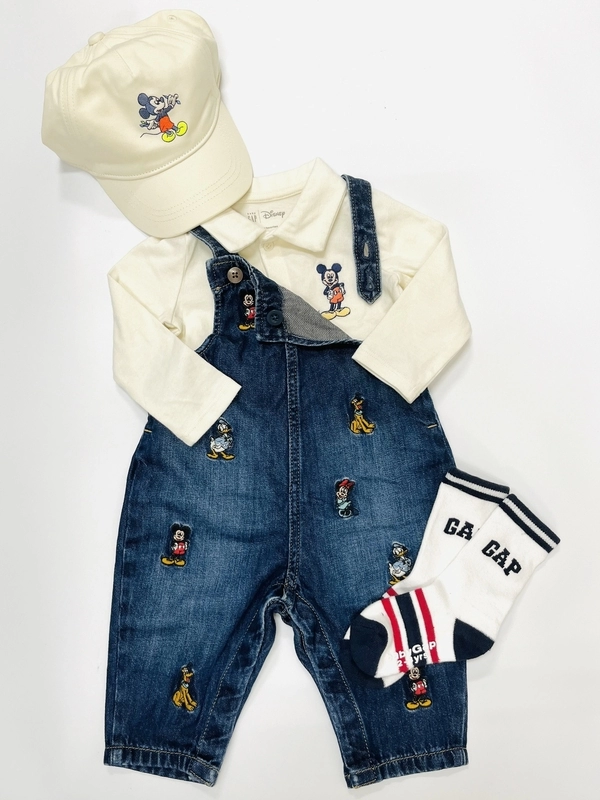 【ミッキーデニムコーデ♪babyboy】