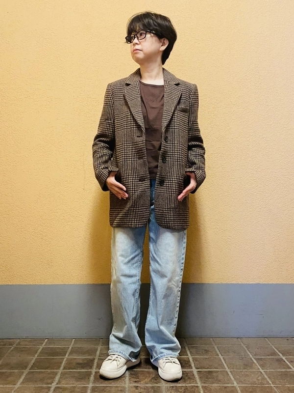 「待ちに待った秋のチェックコーデ」