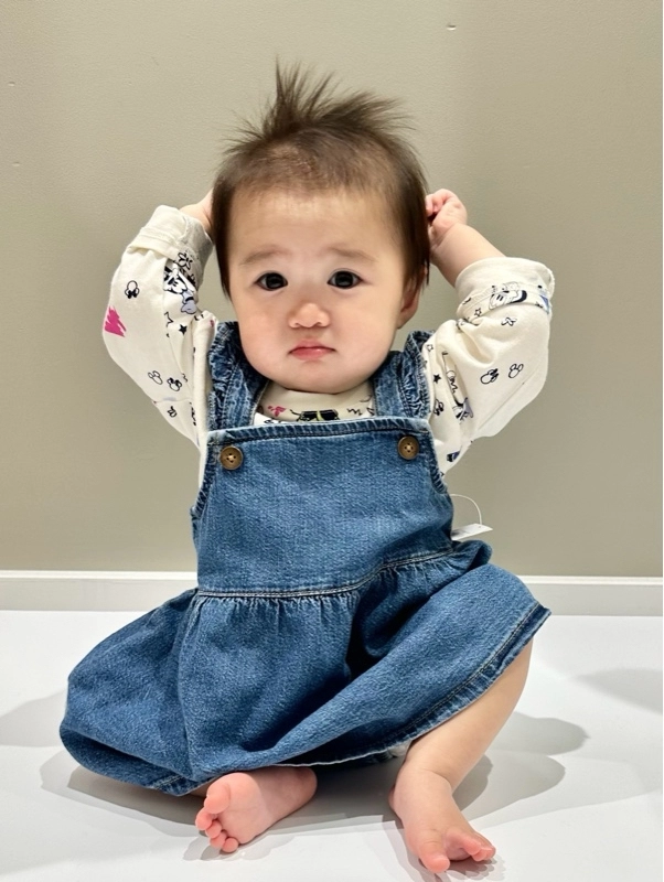 BAPE KIDS デニムワンピース ノースリーブ BAPE KIDS デニムワンピース ノースリーブ