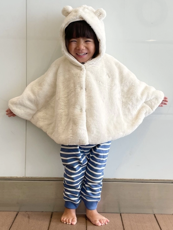 くまみみもこもこポンチョ！