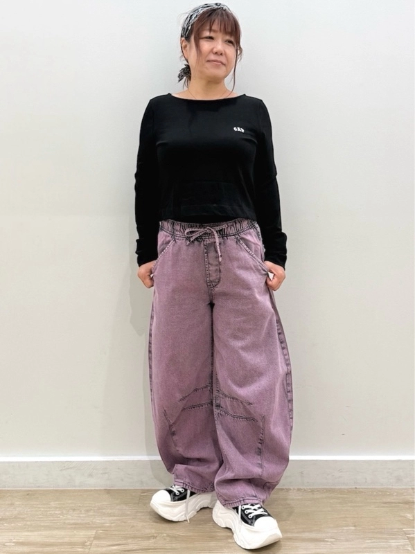 【New】ホースシューデニム×GAPロゴクロップドT