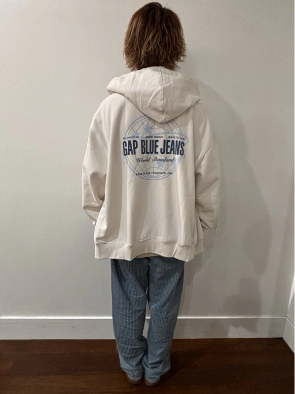 GAPバギーストライプデニムw32 L32 新作】バギーストライプ