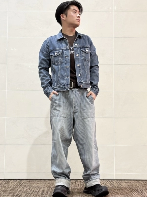 新作】ヒッコリーバギーデニムのスタイリング | Gap公式オンラインストア