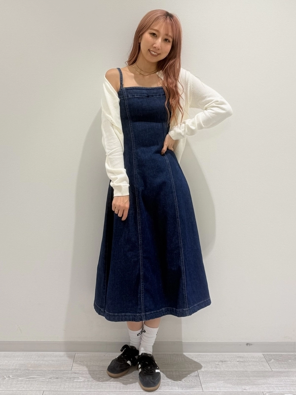【New】デニムワンピース