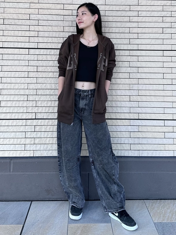 【オススメ】ホースシューデニム×Gapロゴジップパーカー