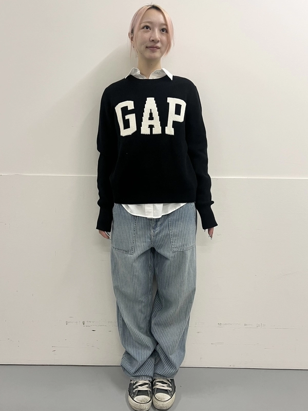 【大人気】GAPロゴセーター