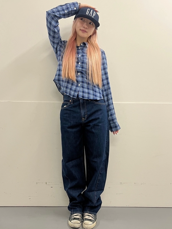 シャツ✖️バレルデニム