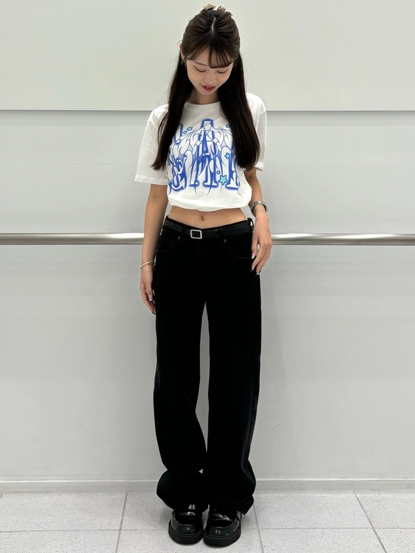 ArtistコラボT×black denim