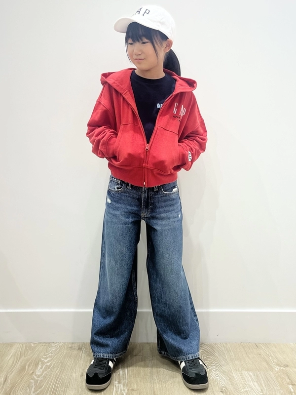 『赤×デニム』30周年パーカーとバギー♪