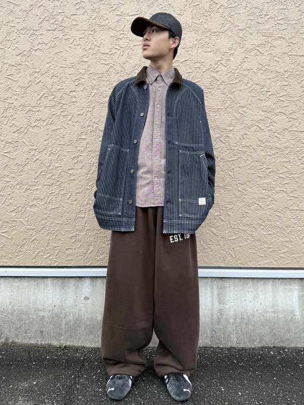 【新作】デニムストライプジャケット