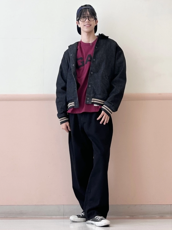 GAP パススリーブ　デニムジャケット　ブラック　ダークグレー UNDERCOVER＞ビッグスリーブ ブルー デニムジャケット
