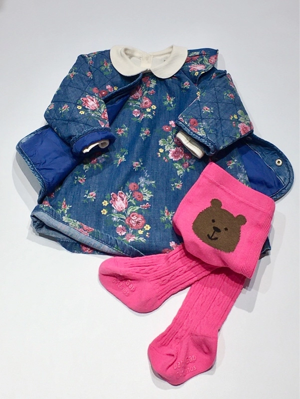 【My First Denim】フローラルコーデ