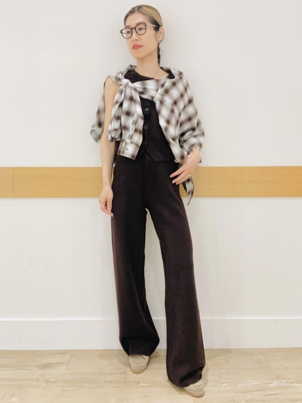 セットアップで着たい！Cashsoftカシミヤタッチ
