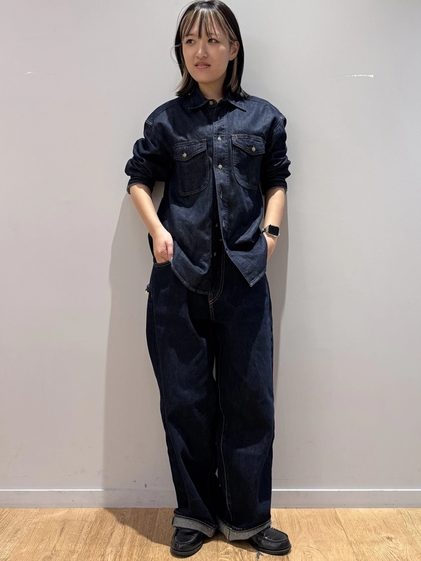 【denim on  denim】ワントーンコーデ