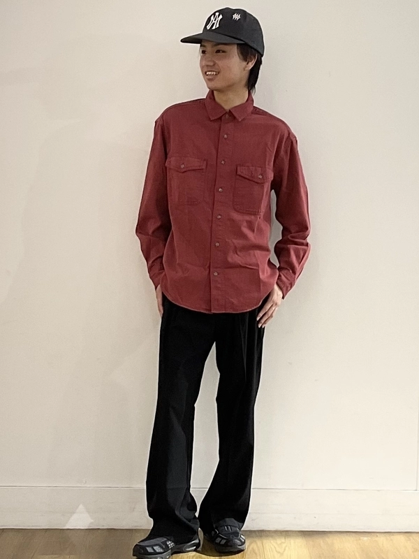 スラックス苦手克服コーデ