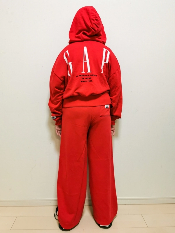 GAP トラックジャケット セットアップ 赤 GAP30thセットアップ☆① | Gap公式オンラインストア