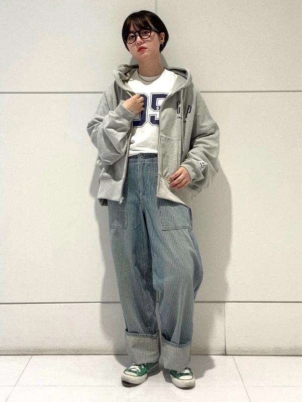 【大人気】30thスウェット×ストライプバギー