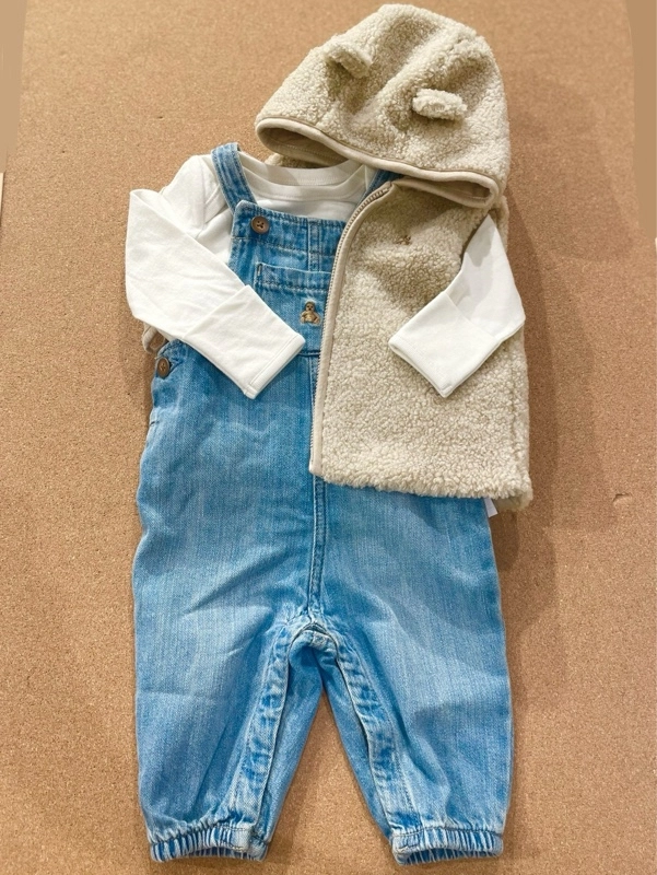 もこもこ可愛い！babyくまボアベスト