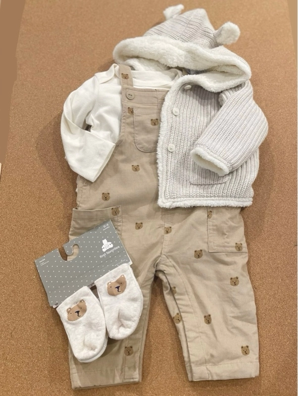 【baby】ギフトにおすすめ！くまコーデ