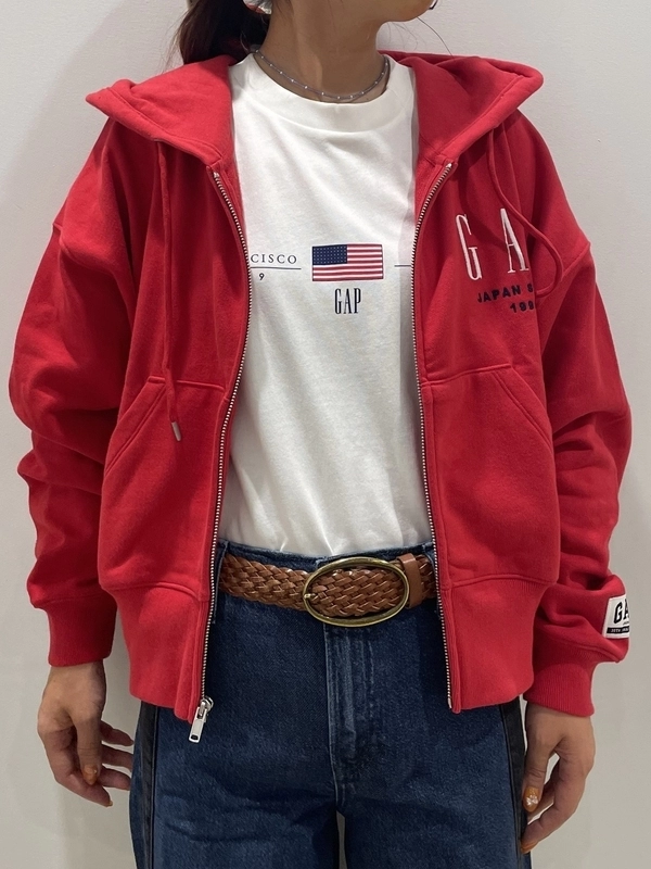 GAP 30周年記念 フード付きパーカー レッド 赤 cn59863667.jpg