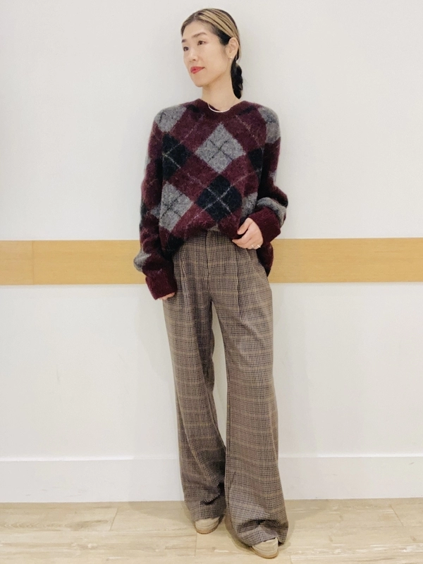 やっぱり定番アーガイルセーター！