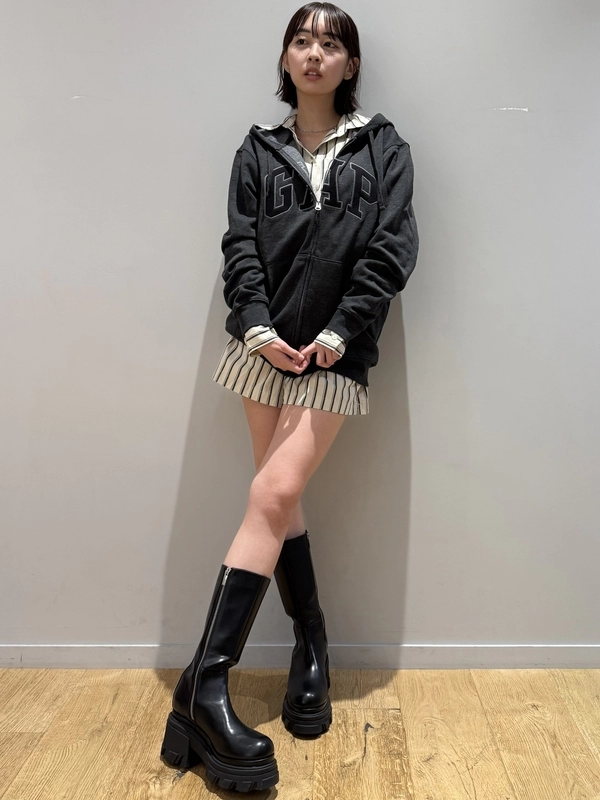 GAPパーカー♡レイヤード&セットアップコーデ！